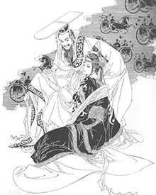 褒姒：周幽王第二任王后，“烽火戏诸侯”的主人公