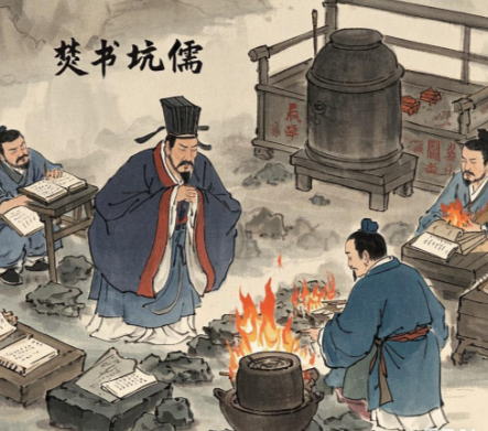 焚书坑儒：秦朝思想专制的极端烙印