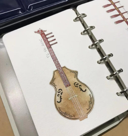 草原遗韵与西方弦歌：火不思与吉他的千年对话