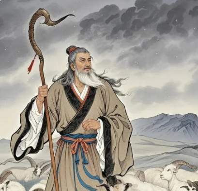 十九年北海雪,一根汉节未肯折